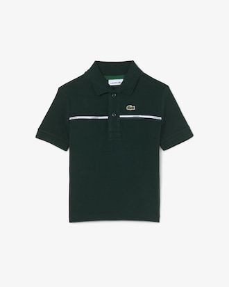 Contrast Band Petit Piqu&eacute; Polo Shirt
