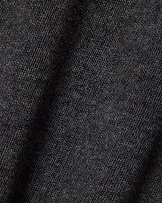 Zipped High Neck Wool Sweater