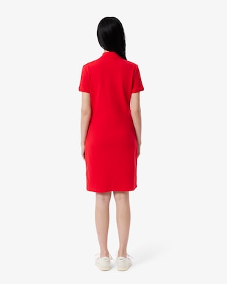 Slim Fit Stretch Piqué Polo Dress