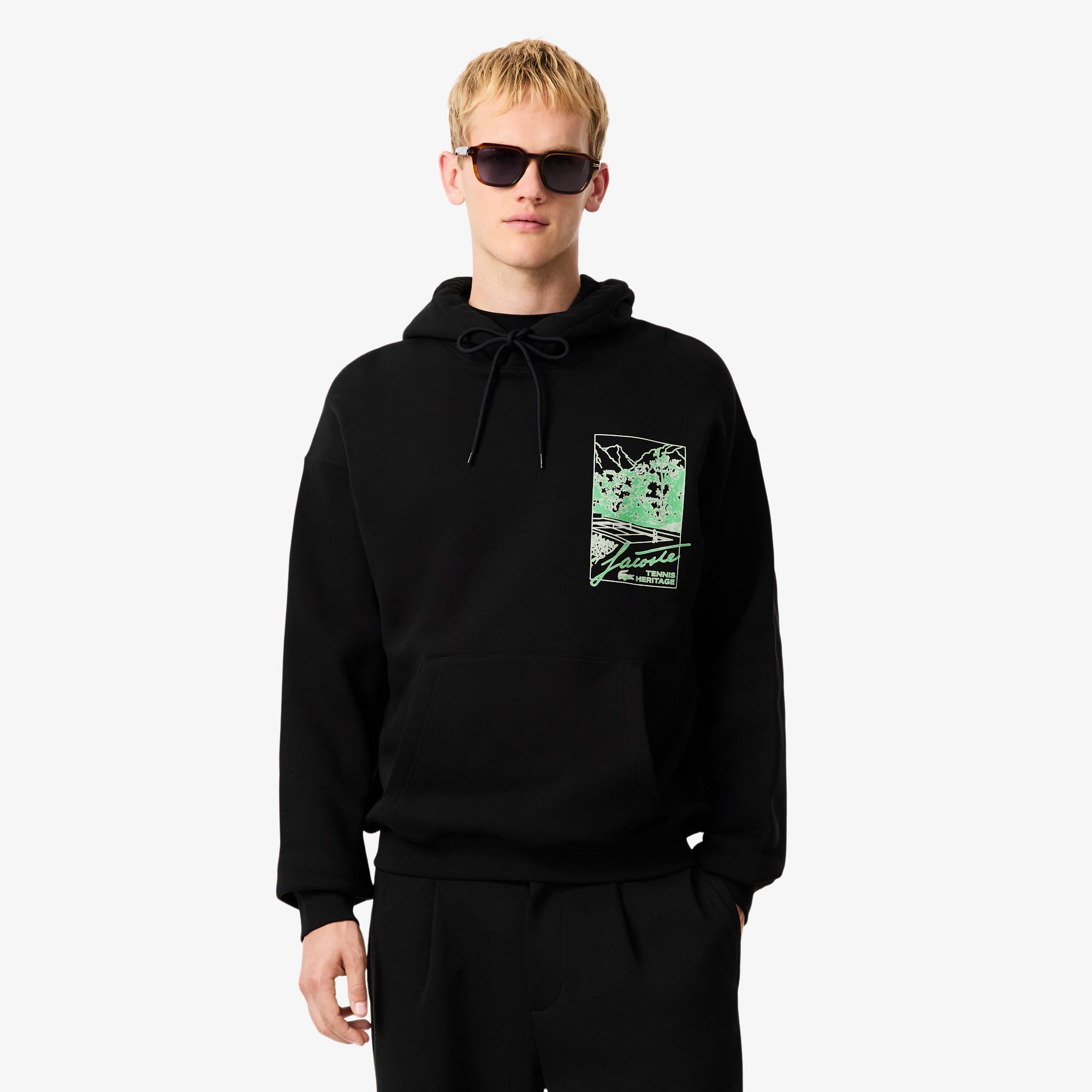 Printed Fleece Hoodie - Men's Sweatshirts - New In 2026 | Lacoste Printed Fleece Hoodie - Men's Sweatshirts - New In 2026 | Lacoste