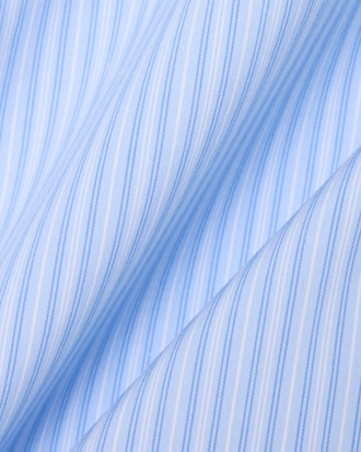 Slim Fit Striped Stretch Poplin Shirt