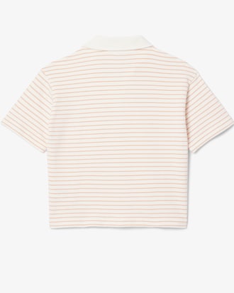 Striped Terry Polo Shirt
