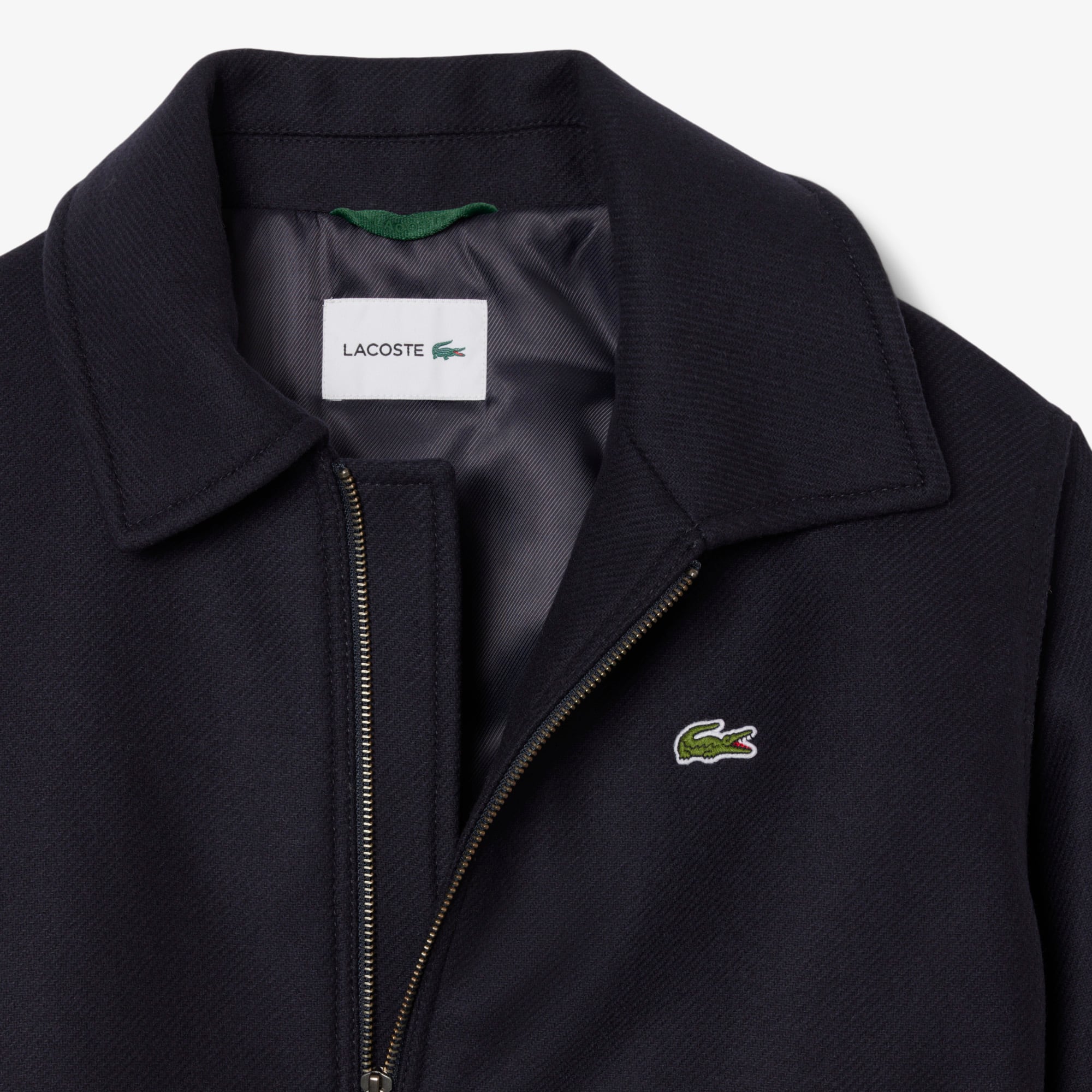 Zipped Padded Wool Aviator Jacket - Men's Jackets & Coats - New In