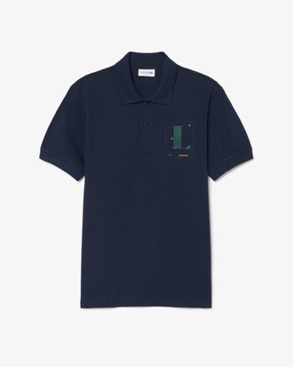 Classic Fit Printed Petit Piqu&eacute; Polo Shirt