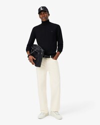 Merino Wool Roll Neck Sweater