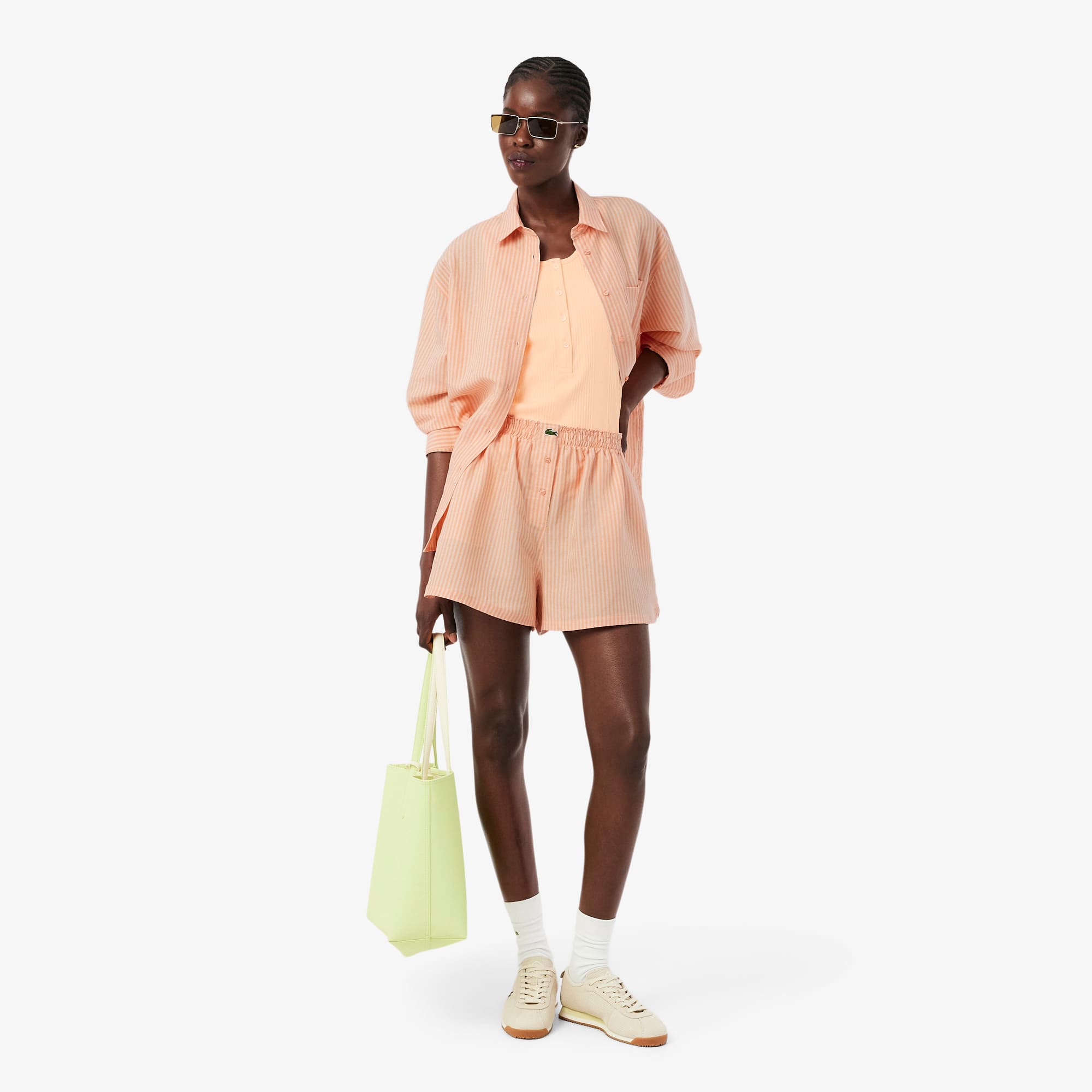 Oversized Linen Blend Shirt - Women's Shirts & Tops - New In 2026