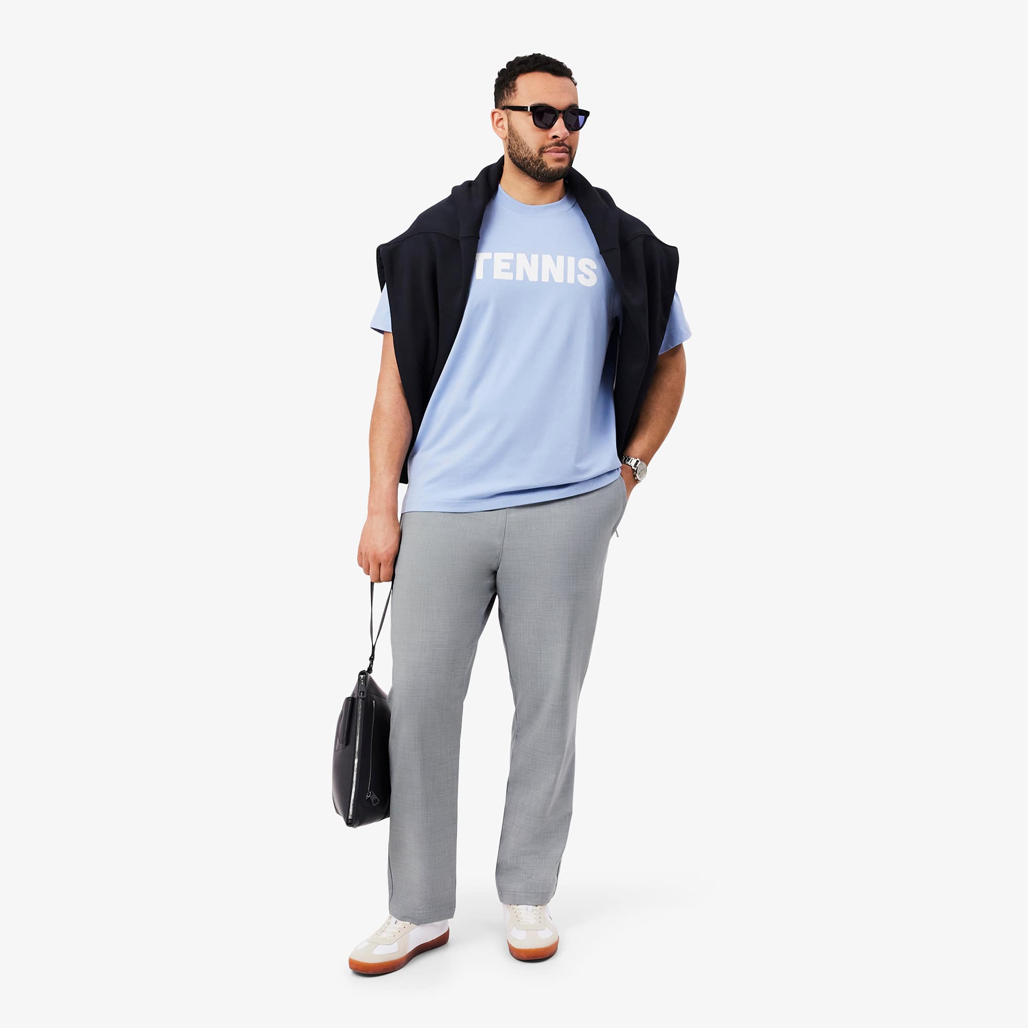 Regular Fit Wool Flannel Chino Pants - Men's Trousers & Shorts