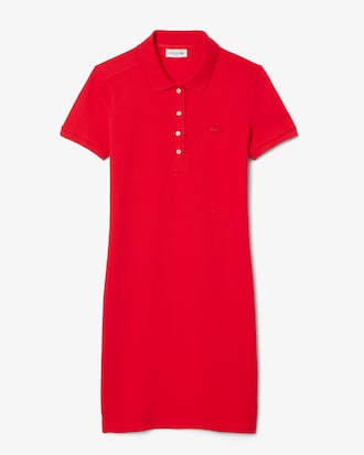 Slim Fit Stretch Piqué Polo Dress