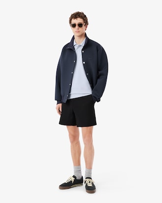 Slim Fit Jacquard Branded Piqu&eacute; Commuter Polo Shirt