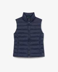 Water-Repellent Quilted Down Vest