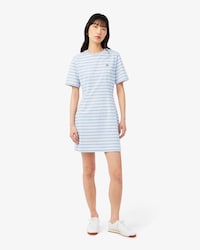 Striped Cotton T-shirt Dress
