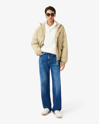 Heavy Fleece Zipper Neck Sweatshirt