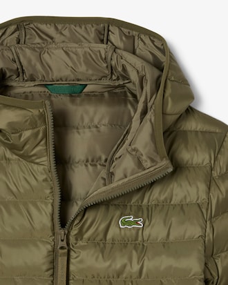 Water-Repellent Quilted Puffed Jacket