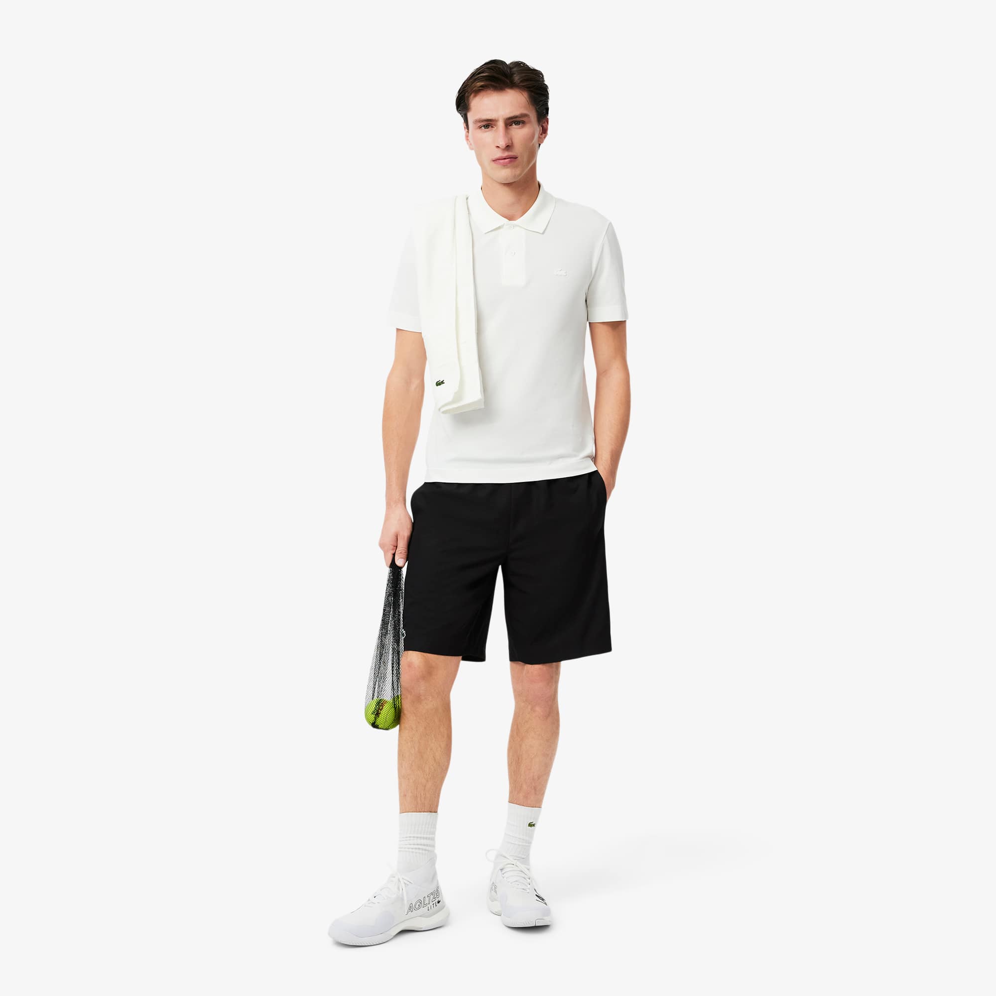 Tennis Logo Stripe Shorts - Shorts - New In 2026 | Lacoste