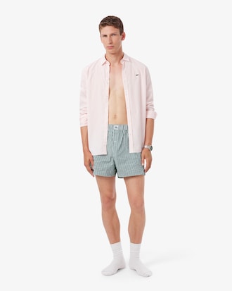 3-Pack Striped Cotton Poplin Boxers