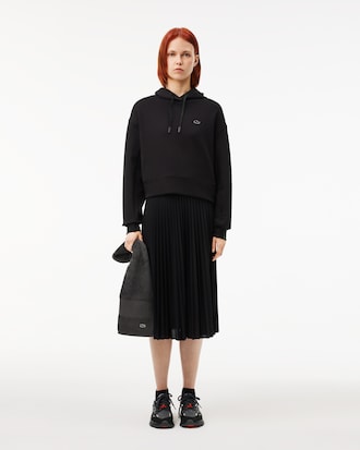 Elastic Waist Fluid Pleated Skirt