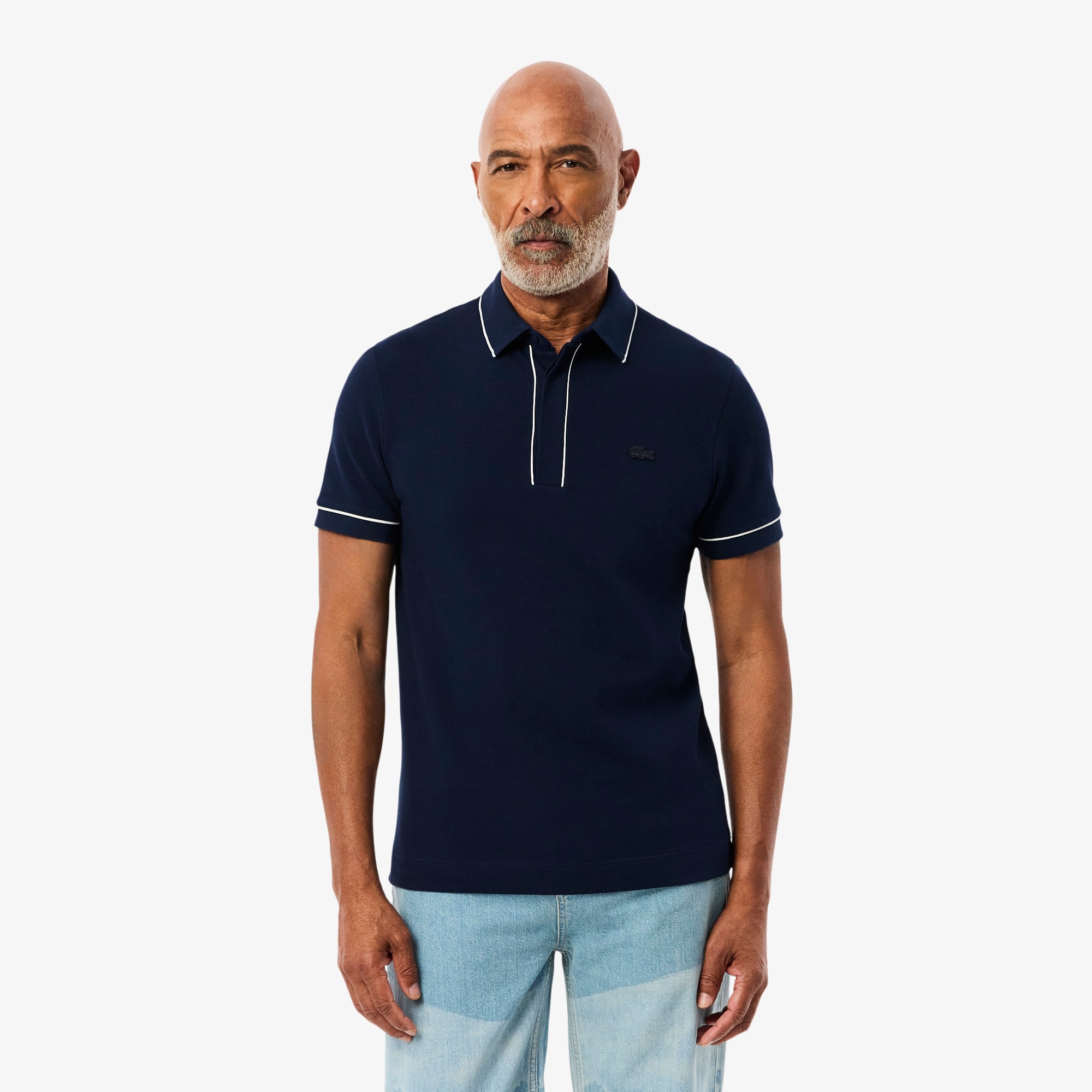 【  Jeans】 Relax fit pique polo short sleeves 8232_ZN1405033M_174037_1.jpg