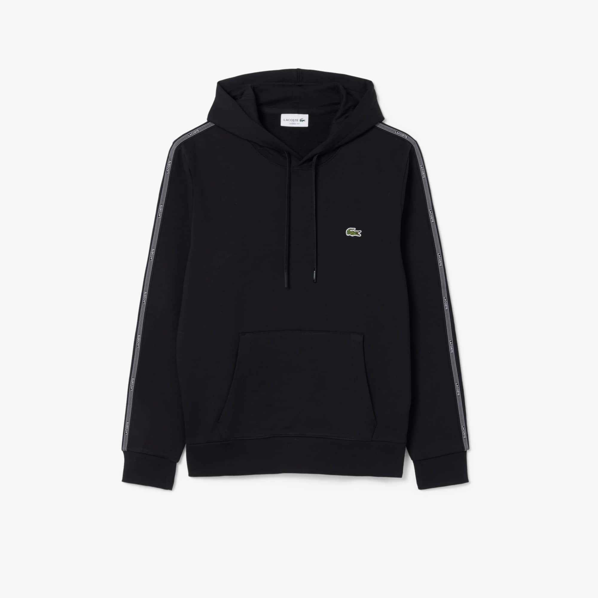 Logo Stripe Zipped Hoodie - Men's Sweatshirts - New In 2026 | Lacoste