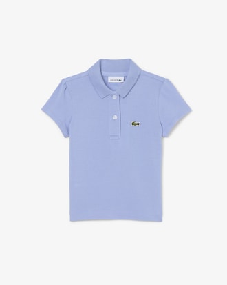 Scalloped Collar Piqu&eacute; Polo Shirt