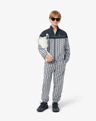 Unisex Monogram Print Tracksuit