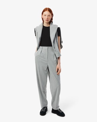 Slim Fit Ribbed Cotton T-shirt