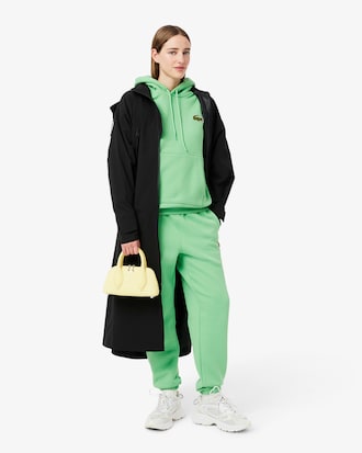 Loose Fit Badge Accent Hoodie