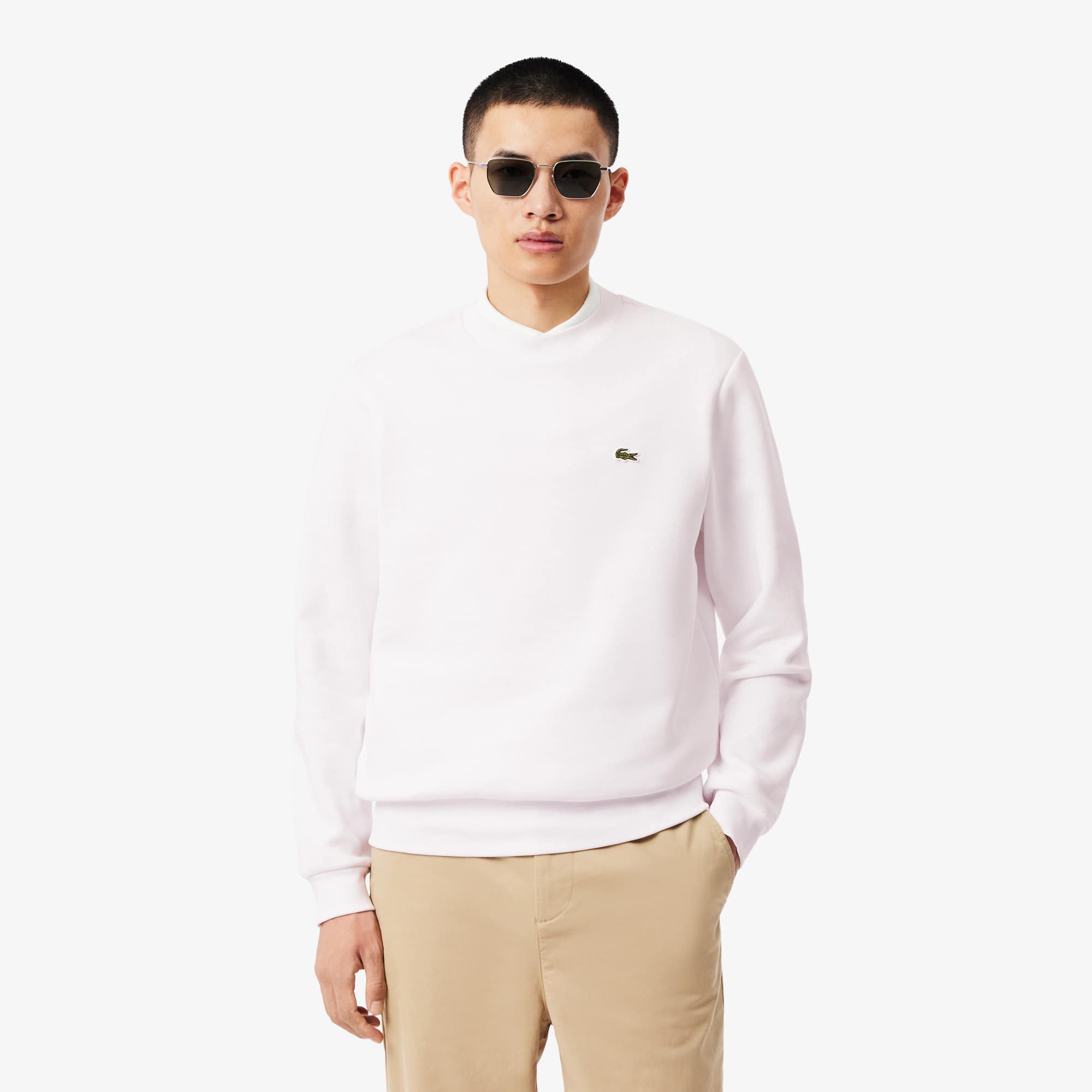 Fleece Crew Neck Sweatshirt - Men's Sweatshirts - New In 2026