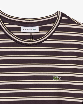 Striped Cotton T-shirt Dress