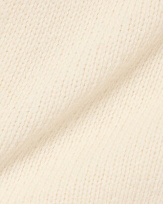 Badge Accent Wool Polo Collar Sweater