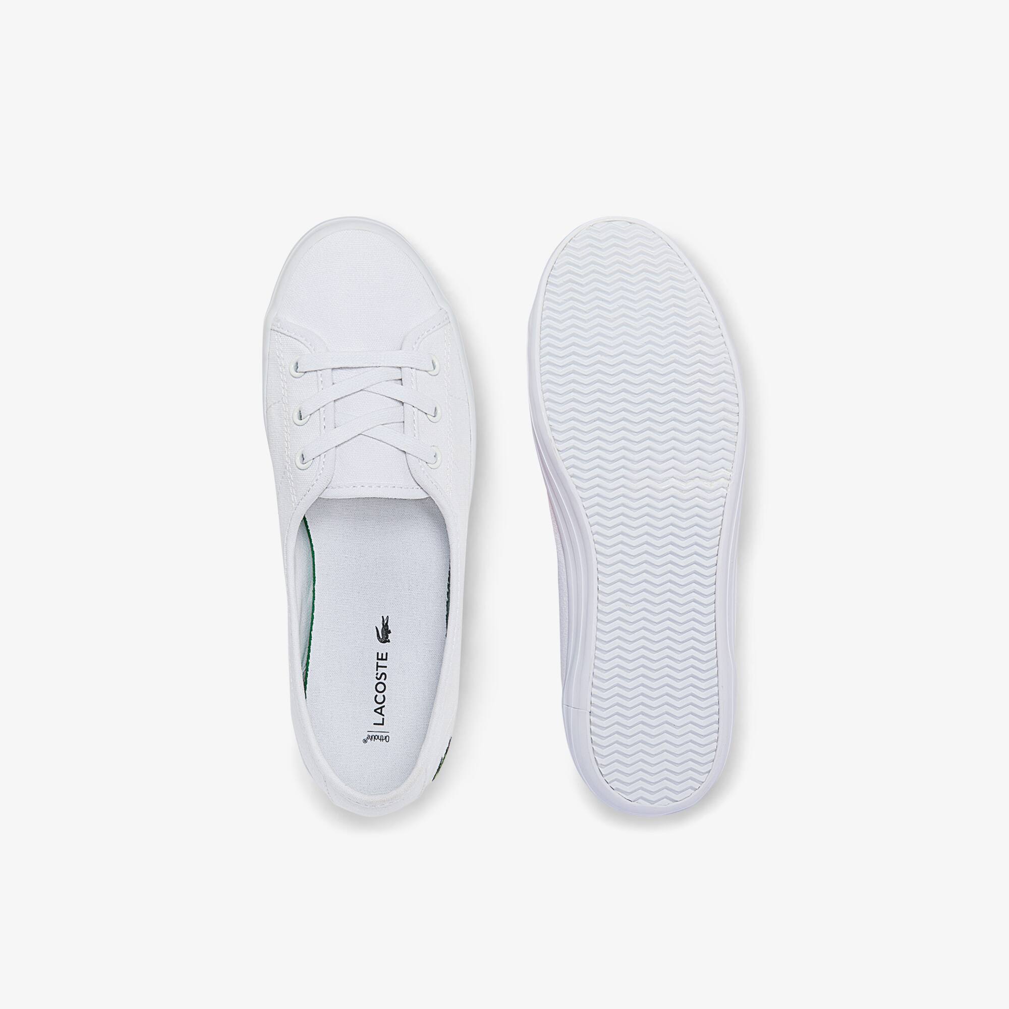 Women's Ziane Chunky Canvas Trainers | LACOSTE