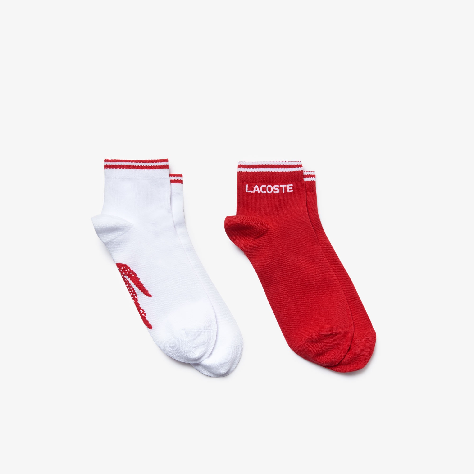 Men's Twopack of Lacoste Tennis lowcut socks in jacquard jersey LACOSTE