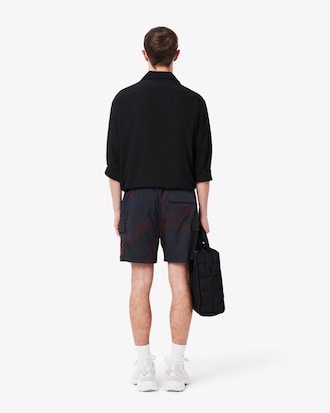 Ombré Print Nylon Cargo Shorts