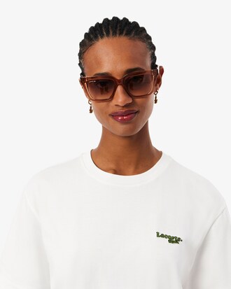 Oversized cotton T-shirt dress