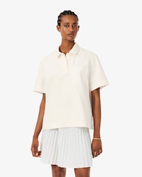 Oversized Lightweight Denim Polo Shirt