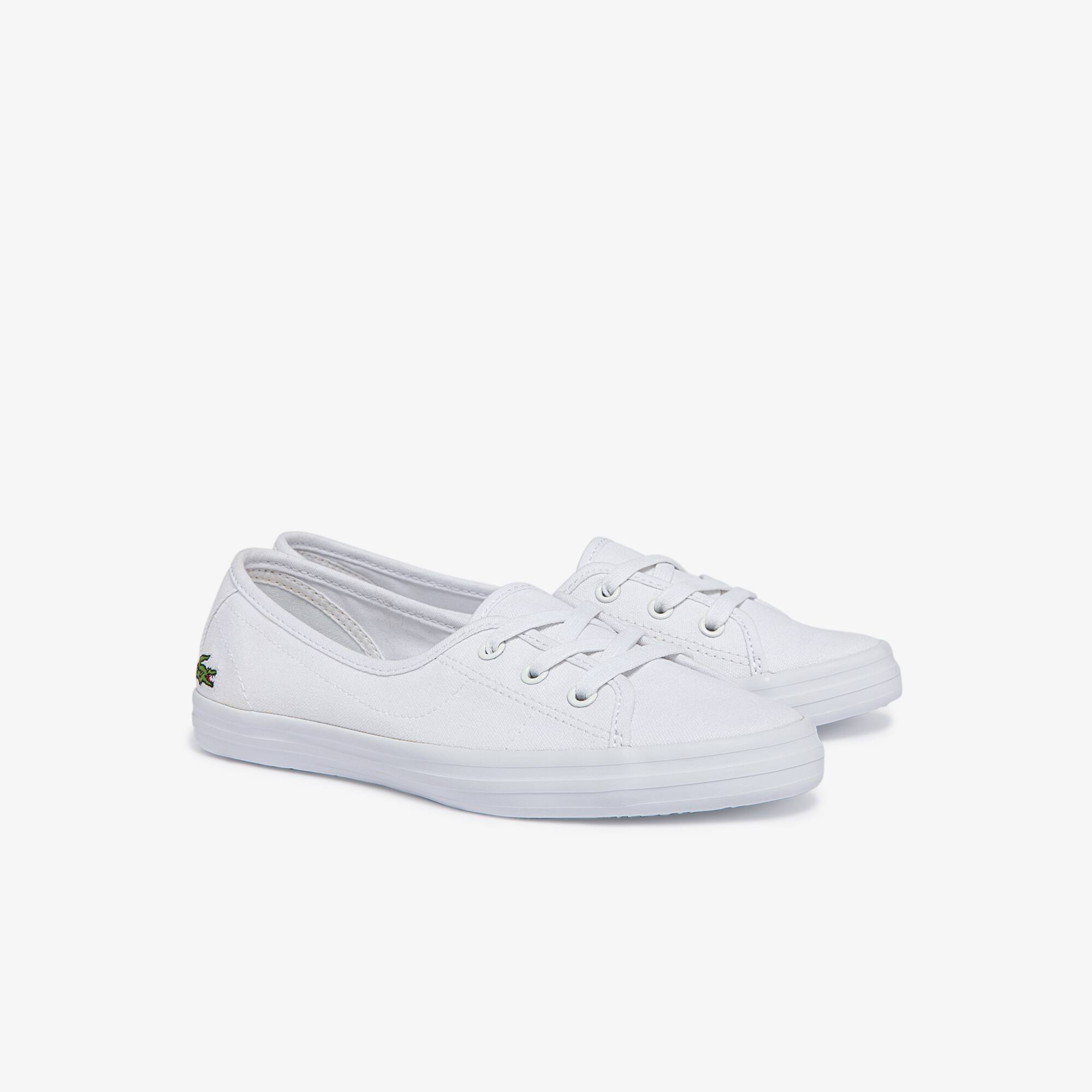 Women's Ziane Chunky Canvas Trainers | LACOSTE