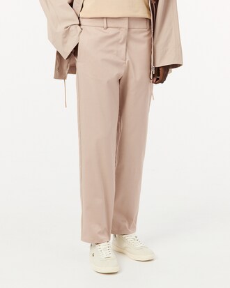 Straight Fit Cotton Gabardine Chino Pants