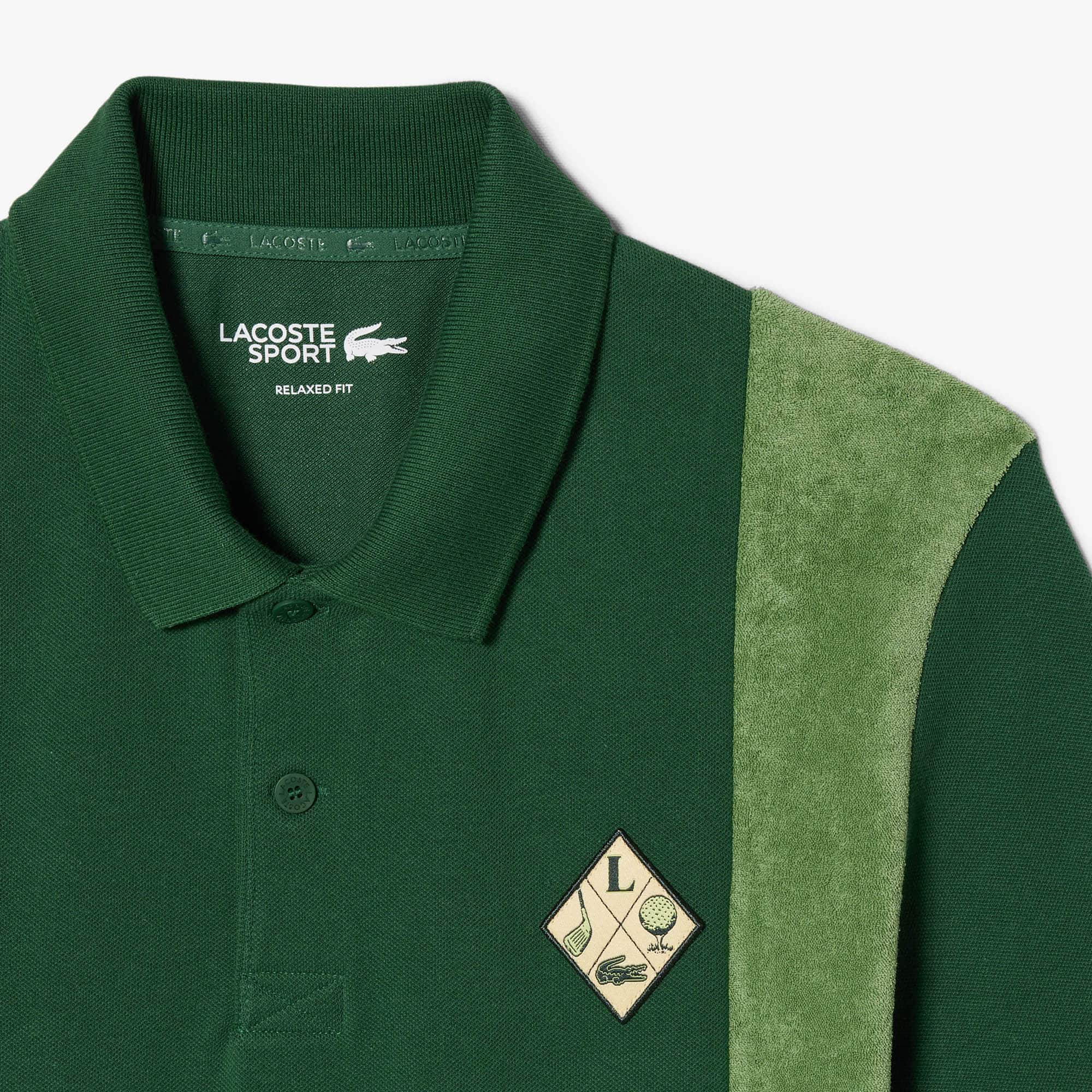Relaxed Fit Piqué Golf Polo Shirt - Men's Short Sleeves Polo