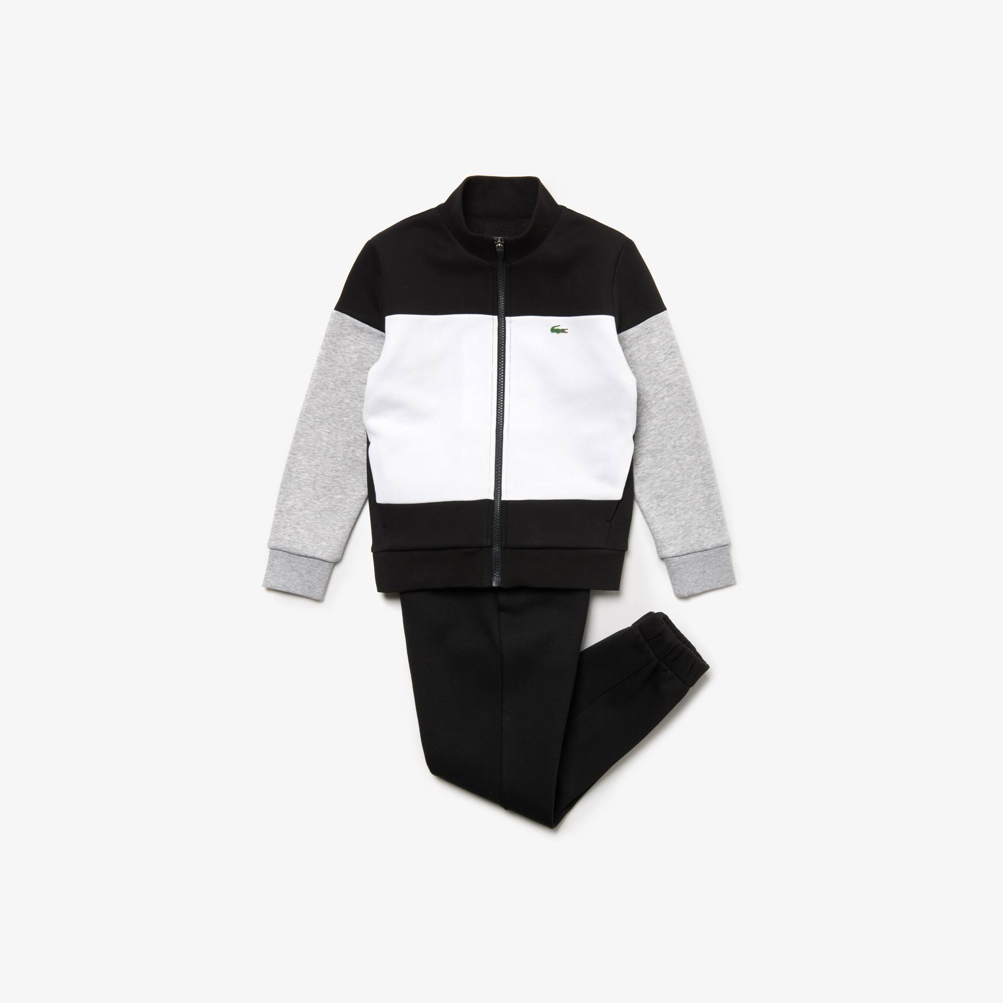 black lacoste tracksuit