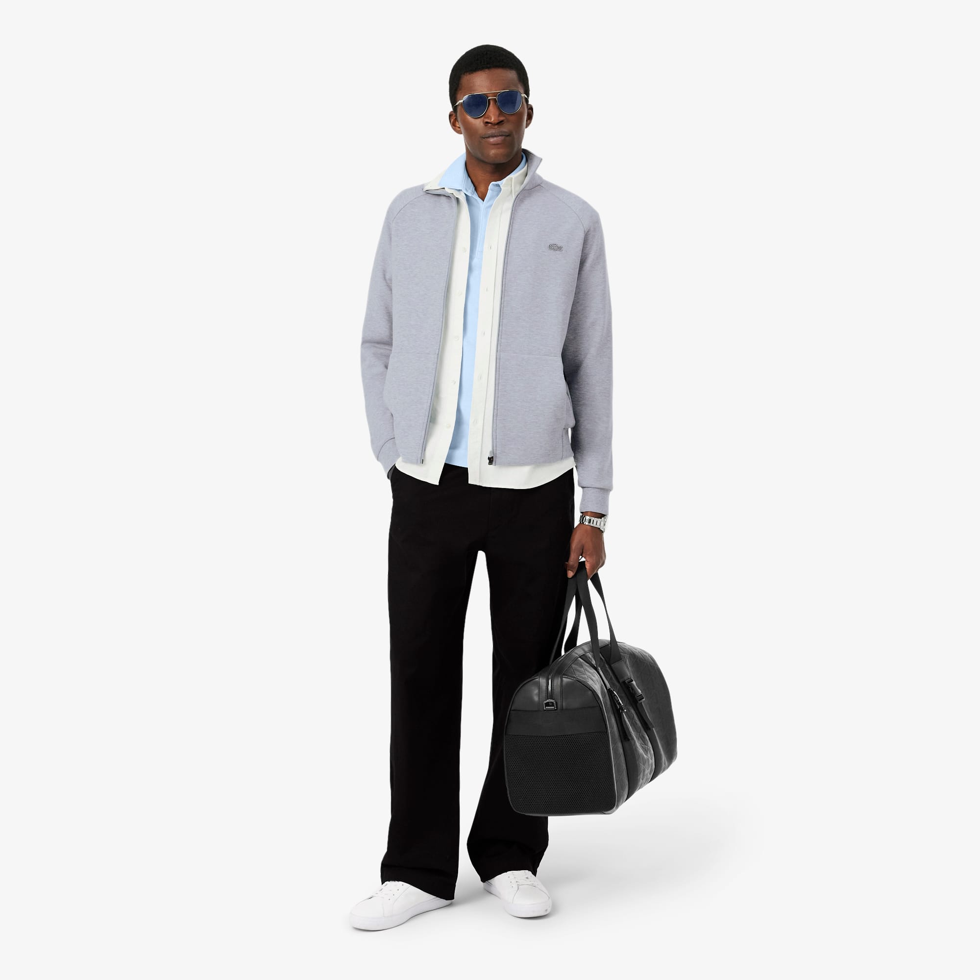 Double Face Jersey Commuter Zipped Sweatshirt - Men's Sweatshirts