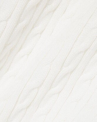 Striped Cable Knit Cardigan