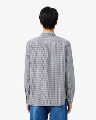 Regular Fit Lightweight Poplin Plaid Shirt