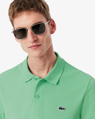 Regular Fit Cotton Blend Polo Shirt