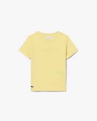Textured Lacoste Cotton T-shirt