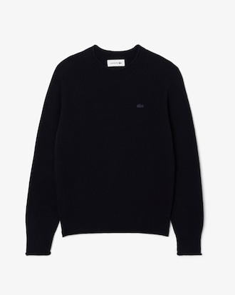 3D Knit Carded Wool Sweater