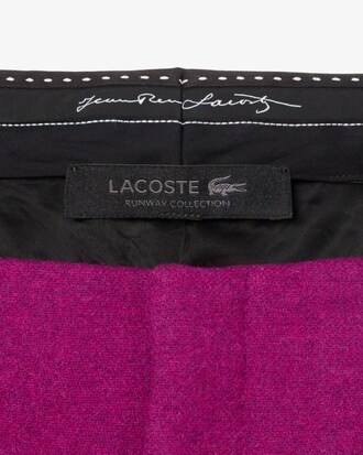 Runway Slub Wool Wide Fit Tailored Pants