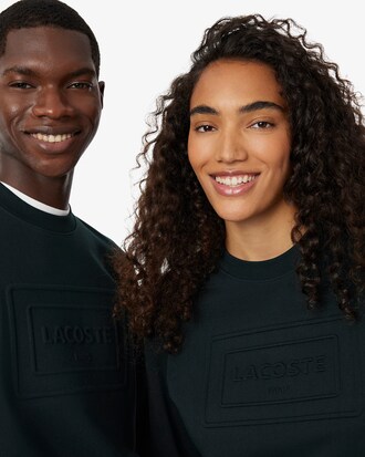 Embossed Fleece Sweatshirt