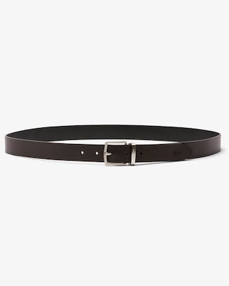 Smooth Leather Belt and 2 Buckle Gift Set