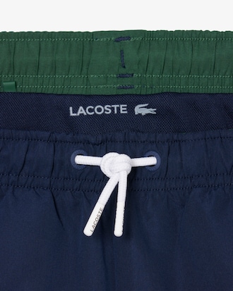 Monochrome Lined Swim Trunks