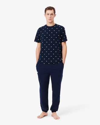 Crocodile Print Pyjama Top