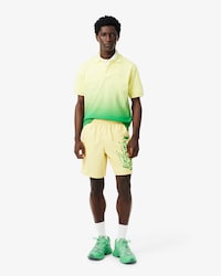 Long Branded Swim Trunks